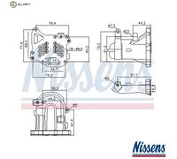 NISSENS 989313 EGR cooler