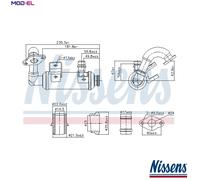 Exhaust gas cooler Steel 989407 NISSENS for FORD TOURNEO CONNECT TRANSIT CONNECT