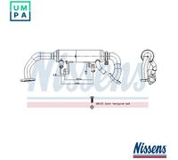 2x ✅Fits NISSENS NIS 989467 Cooler, exhaust gas recirculation NIS 98 ⭐UK Seller⭐