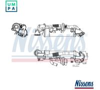 Exhaust gas cooler Steel 989476 NISSENS for FIAT DUCATO Bus DUCATO Van