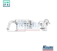 COOLER EXHAUST GAS RECIRCULATION 989482 FOR ALFA ROMEO SUZUKI SX4/CLASSIC 1.9L