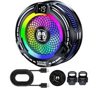 Cooler for Phone - 30W Lightweight Phone Radiator Magnetic,Portable Adjustable Speed Cooling Radiator for Smartphones Summer Game Live Streaming Outdoor Vlog Hot Weather