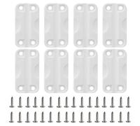 Cooler Hinge Repair Components Plastic Hinges and Stainless Screws for Igloo 50 QT 100 QT and 165 QT Ice Chest Models (8pcs)