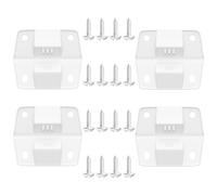 Cooler Hinges Kit for Coleman:4 Plastic Hinges, 16 Mounting Screws