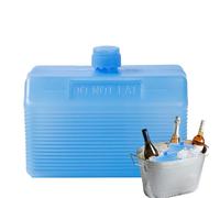 Cooler Ice Block - Reusable Pack, Long-Lasting Freezer | Cold Retention Core, Compact Cooling Brick, Leakproof Shell, Efficient Temperature Control for Beach Camping Travel Tailgate