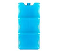 Cooler Ice Packs, Ice Crystal Box, Freezer-Safe Design, Long-Lasting Cooling, Beach Travel Food Storage, HDPE Pack for Breast Milk Lunch Box Transportation, 400ml, White Blue