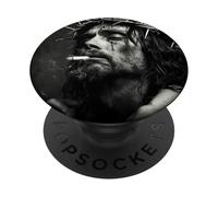 Cooler Jesus Christ smokes, resistance, rebellious Jesus PopSockets Adhesive PopGrip