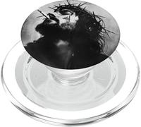 Cooler Jesus Christ smokes, resistance, rebellious Jesus PopSockets PopGrip for MagSafe