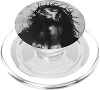 Cooler Jesus Christ smokes, resistance, rebellious Jesus PopSockets PopGrip for MagSafe