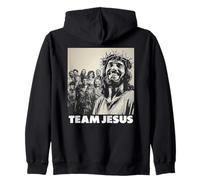Cooler Jesus Christ, Team Jesus, Jesus Christ Zip Hoodie