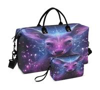 Cooler Kangaroo Watercolor Art Sports Swim Gym Bag Weekender Duffel Travel Bags Handbag with Makeup Storage Bag for Girls Men