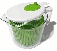 Cooler Kitchen Single Serve Small Salad Spinner - Mini Prep Lettuce Spinner and Dryer with Measuring Cup - Colander with Fruit and Vegetable Washing Basket Bowl - Fruit and Vegetable Washer