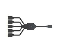 Cooler Master ARGB 1-to-5 Splitter Cable, 3-Pin LED Connector, 58 cm, MFX-AWHN-1NNN5-R1