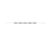 Cooler Master Addressable RGB LED Tube Sleeve A1, 30 ARGB LEDs Soft Rubber Easy molding Versatile Sizing 12mm Diameter for Liquid Cooling Tubing