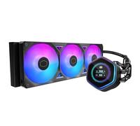 Cooler Master Atmos II 360 LCD Panel Freeform 2.0 CPU Liquid Cooler, Dual Chamber Pump, Customizable aRGB Lighting, Quiet Qperation, Easy Install, AMD Ryzen 9 AM5|4, Intel Ultra i9 LGA 1851|1700