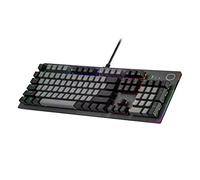 Cooler Master CK352 Full Mechanical Gaming PC Keyboard, Tactile Brown Switches, Customizable RGB Illumination and Lightbars, Sandblasted Aluminum Top, Dual Keycap Scheme, QWERTY (CK-352-GKMR1-US)