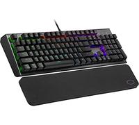Cooler Master CK550 V2 Mechanical Gaming Keyboard - RGB Backlight, On-the-Fly Controls, Aluminum Top Plate and Wrist Rest Included - Layout ES/Red Switches
