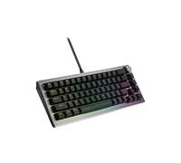Cooler Master CK720 Mechanical Gaming Keyboard - AZERTY FR, Compact Format 65%, Red Kailh Box V2 Hot Swappable Switches, RGB Backlit by Keys, Silicone Padding, Wheel - Wired, Black