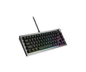 Cooler Master CK720 Mechanical Gaming Keyboard - AZERTY FR, Compact Format 65%, Red Kailh Box V2 Hot Swappable Switches, RGB Backlit by Keys, Silicone Padding, Wheel - Wired, Black