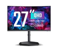 Cooler Master CMI-GM27QP-EK 27" Widescreen Va Black Multimedia Curved Monitor 25