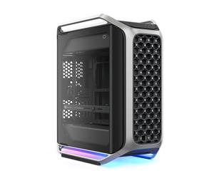 Cooler Master Cosmos Alpha Full Tower ATX PC Case - Flagship Curved Aluminum Frame, Powerful 200mm Dual Suction Fans, Fits 400mm GPUs & 420mm Radiators, ARGB Frame