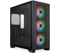 Cooler Master Elite 301 Tempered Glass Mini Tower PC Case - Black
