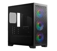 Cooler Master Elite 302 Micro-ATX High Airflow Minimalist PC Case, 365mm GPU Max, Compatible RTX 5080|RX 7090 XT, 280mm AIO Max, Type C, Tempered Glass, Triple 120mm aRGB PWM Fan, Intakes Grill