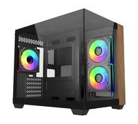 Cooler Master Elite 481 Wood Mini Tower Black