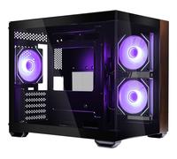 Cooler Master Elite 481 Wood Mini Tower Black