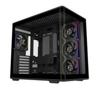 Cooler Master Elite 600 Chassis, Black, Mid Tower, 4x 120mm ARGB Fans, USB-C / 3