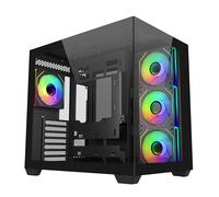 Cooler Master Elite 681 Black Computer Case 4 Pre-Installed Reverse Argb Fans Support up to 360mm AIO, ATX Motherboard Support, Ready for RTX 50 Series up to 410mm, Connector