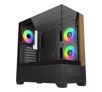 Cooler Master Elite 690 Wood Midi Tower Black