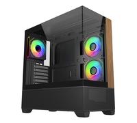 Cooler Master Elite 690 Wood Midi Tower Black