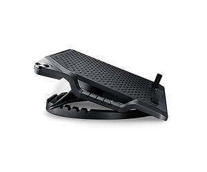 Cooler Master ErgoStand III - Ergonomic Laptop Cooling Stand, 6 Adjustable Height Settings, 230mm Ultra Silent Fan with Speed Control, Metallic Mesh Plate - Supports Laptops & Tablets Up to 17", (R9-NBS-E32K-GP)