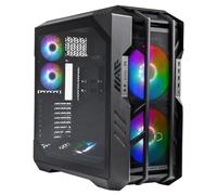 Cooler Master HAF 700 PC Case - Full-Tower, E-ATX Compatible, 5 x Pre-Installed Fans, Rotatable Radiator Bracket, High-Airflow Cooling, TG Side Panel,
