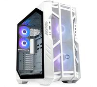 Cooler Master HAF 700 White PC Case - Full-Tower, E-ATX Compatible, 5 x Pre-Installed Fans, Rotatable Radiator Bracket, High-Airflow Cooling, TG Side Panel, Tool-Free Design, ARGB Controller Included