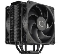 Cooler Master Hyper 212 Black X Duo CPU Air Cooler - Dual SickleFlow 120 Edge Fans, Aluminium Finish, 4 Compact Continuous Direct Contact Heat Pipes, LGA 1200/1700 & AM4/AM5 Socket Supported - Black