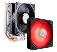 Cooler Master Hyper 212 EVO V2 CPU Air Cooler, SickleFlow 120 V2 RED Bundle, 4 Copper Direct Contact Heat Pipes, RED LEDs, PWM Fan, for AMD Ryzen/Intel LGA1700/1200