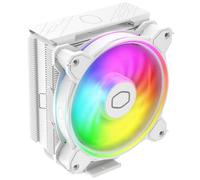 Cooler Master Hyper 212 Halo White CPU Air Cooler, 120 Halo² PWM Fan, Dual Loop ARGB, Aluminum Top Cover, 4 Copper Heat Pipes, 154mm Tall, AMD Ryzen AM5|AM4, Intel LGA 1851|1700|1200 Brackets