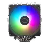 Cooler Master Hyper 620S Dual Tower CPU Air Cooler, ARGB Sync, 120mm PWM Fan, 6 Copper Direct Contact Heat Tubes, 154.9mm Height, Silver