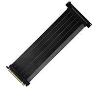 Cooler Master MasterAccessory Riser Cable PCIe 4.0 x16 300 mm V2 - EMI-Shielded, Ultra-Flexible TPE Cable, Reinforced PCI Slots, Gold Pin Connectors, Protective ABS Casing - Black
