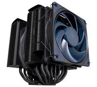 Cooler Master MasterAir MA824 Stealth Dual Tower CPU Air Cooler, 8 Heat Pipes, Dual Mobius 120|130mmFans, Nickel-Plated Copper Base, AMD Ryzen AM5/AM4, Intel LGA1700/1200 (MAM-D8PN-318PK-R1)