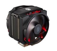 Cooler Master MasterAir Maker 8 CPU Air Cooler '8 Heatpipes, 2x Silencio FP PWM Fans, Red LED' MAZ-T8PN-418PR-R1