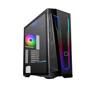 Cooler Master MasterBox 540 - ARGB ATX Gaming PC Case, Mid-Tower Chassis with Tempered Glass Side Panel, 1 x 120mm ARGB SickleFlow Fan, Multiple Airflow Configurations, ARGB Controller Included