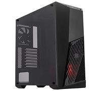 Cooler Master MasterBox K501L - ATX PC Case with Angled Ventilation, Red LED Illumination, Transparent Side Panel, Flexible Air Flow Configurations
