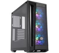 Cooler Master MasterBox MB511 RGB - ATX PC Case with Front Mesh Panel, 3 x 120mm Pre-Installed Fans, Glass Side Panel, Flexible Air Flow Configurations - RGB