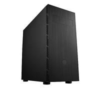 Cooler Master MasterBox MB600L V2 with ODD - Brushed Steel PC Case with Side Mesh Intakes, Enhanced Cooling Versatility, Improved Internal Clearances, Ventilated PSU Shroud - Steel Panel
