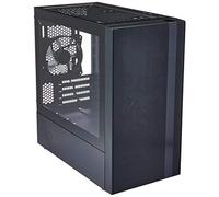 Cooler Master MasterBox NR400 - mATX Mini Tower Case with Tempered Glass Side Panel, 2 x 120mm Pre-Installed Fans, Flexible Air Flow Configurations, Cable Management