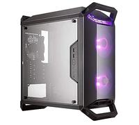 Cooler Master MasterBox Q300P - RGB mATX Mini Tower Case for Portable Gaming with Full Side Panel Display, Clean Routing, and Multiple Cooling Options