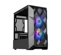 Cooler Master MasterBox TD300 Mesh ARGB Mini Tower Case - Black